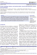 Cover page: Dietary prophage inducers and antimicrobials: toward landscaping the human gut microbiome.