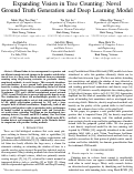 Cover page: Expanding Vision in Tree Counting: Novel Ground Truth Generation and Deep Learning Model