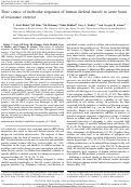 Cover page: Time course of molecular responses of human skeletal muscle to acute bouts of resistance exercise