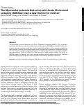 Cover page: The Myocardial Ischemia Reduction with Acute Cholesterol Lowering (MIRACL) trial: a new frontier for statins?