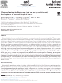 Cover page: Cluster planting facilitates survival but not growth in early development of restored tropical forest