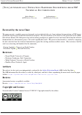 Cover page: [Tool] Automatically Extracting Hardware Descriptions from PDF Technical Documentation