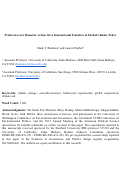 Cover page: Preferences for Domestic Action Over International Transfers in Global Climate Policy