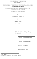 Cover page: Improving Performance for Flash-Based Storage Systems