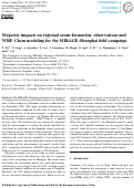 Cover page: Megacity impacts on regional ozone formation: observations and WRF-Chem modeling for the MIRAGE-Shanghai field campaign