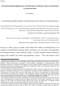 Cover page of A Postnational Double-Displacement: The Blurring of Anti-Roma Violence from Romania to Northern Ireland