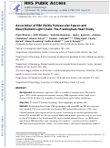 Cover page: Association of MRI Visible Perivascular Spaces and Neurofilament Light Chain: The Framingham Heart Study