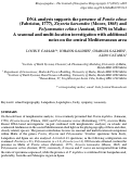 Cover page: DNA analysis supports the presence of Pontia edusa  (Fabricius, 1777), Zizeeria karsandra (Moore, 1865) and Polyommatus celina (Austaut, 1879) in Malta: A seasonal and multi-location investigation with additional notes on the central Mediterranean area