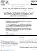 Cover page: Bayesian latent time joint mixed‐effects model of progression in the Alzheimer's Disease Neuroimaging Initiative