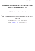 Cover page: Indoor pollutant mixing time in an isothermal closed room: An investigation using CFD