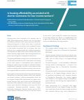 Cover page: Is housing affordability associated with shorter commutes for low-income workers?