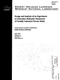 Cover page: Inverse Modeling of a Radial Multistep Outflow Experiment for Determining Unsaturated Hydraulic Properties