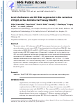 Cover page: Level of Adherence and HIV RNA Suppression in the Current Era of Highly Active Antiretroviral Therapy (HAART)