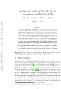 Cover page: An Efficient Parallel-in-Time Method for Optimization with Parabolic PDEs