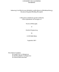 Cover page: Enhancing Cost Effectiveness, Reliability, and Resiliency of Distributed Energy Resources-Integrated Building Microgrids