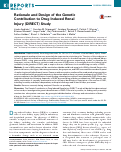 Cover page: Rationale and Design of the Genetic Contribution to Drug Induced Renal Injury&nbsp;(DIRECT) Study