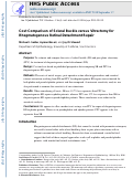 Cover page: Cost Comparison of Scleral Buckle versus Vitrectomy for Rhegmatogenous Retinal Detachment Repair