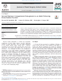 Cover page: Second Extensor Compartment Entrapment in an Adult Following Distal Radius Fracture.