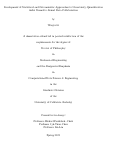 Cover page: Development of Statistical and Deterministic Approaches to Uncertainty Quantification under Bound-to-Bound Data Collaboration