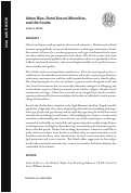 Cover page: Urban Bias, Rural Sexual Minorities, and the Courts