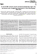 Cover page: A novel ZRS variant causes preaxial polydactyly type I by increased sonic hedgehog expression in the developing limb bud