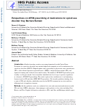 Cover page: Perspectives on APRN prescribing of medications for opioid use disorder: Key barriers remain