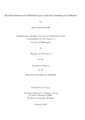 Cover page: Decarbonization of residential space and water heating in California