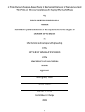 Cover page of A Finite Element Analysis-Based Study of Mechanical Behavior of Nanoporous Gold Thin Films on Silicone Substrates with Varying Effective Stiffness