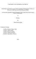 Cover page: Identification and Characterization of the Autophagy Initiating Kinase ULK1 as a Substrate of AMP-Activated Protein Kinase (AMPK) /