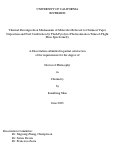 Cover page: Thermal Decomposition Mechanisms of Molecules Relevant to Chemical Vapor Deposition and Fuel Combustion by Flash Pyrolysis Photoionization Time-of-Flight Mass Spectrometry