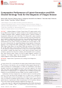 Cover page: Comparative Performance of Latest-Generation and FDA-Cleared Serology Tests for the Diagnosis of Chagas Disease.