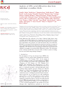 Cover page: Analysis of XFEL serial diffraction data from individual crystalline fibrils