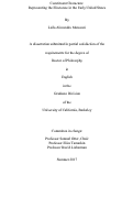 Cover page: Constituent Characters: Representing the Electorate in the Early United States