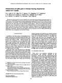 Cover page: Enhancement of acidic gases in biomass burning impacted air masses over Canada