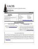 Cover page of IAOS Bulletin 55