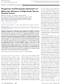 Cover page: Prognostic and Therapeutic Relevance of Molecular Subtypes in High-Grade Serous Ovarian Cancer