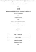 Cover page: Mediating Effect of Parenting Stress and Partner Relationship Quality in the Association Between Acculturation and Child Feeding