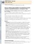 Cover page: Impact of stepwise hyperventilation on cerebral tissue oxygen saturation in anesthetized patients: a mechanistic study