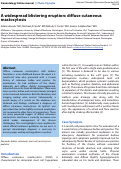 Cover page: A widespread blistering eruption: diffuse cutaneous mastocytosis