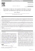 Cover page: Relationship of adiposity to the population distribution of plasma 
triglyceride concentrations in vigorously active men and women