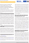 Cover page: Infectious Diseases Learning Unit: Understanding Advances in the Treatment of Latent Tuberculosis Infection Among People With Human Immunodeficiency Virus.