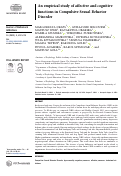 Cover page: An empirical study of affective and cognitive functions in Compulsive Sexual Behavior Disorder.