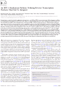 Cover page: An HIV-1 Replication Pathway Utilizing Reverse Transcription Products That Fail To Integrate