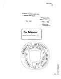 Cover page: A REVIEW OF METRIC UNITS FOR PRESSURE AND WEIGHT