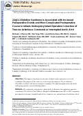 Cover page: 22q11.2 Deletion syndrome is associated with increased perioperative events and more complicated postoperative course in infants undergoing infant operative correction of truncus arteriosus communis or interrupted aortic arch