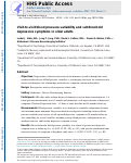 Cover page: Visit-To-Visit Blood Pressure Variability and Subthreshold Depressive Symptoms in Older Adults