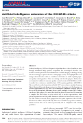 Cover page: Artificial intelligence extension of the OSCAR‐IB criteria