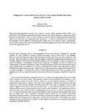 Cover page: Sequential Connectionist Networks for Answering Simple Questions about a Microworld