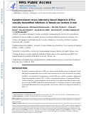 Cover page: Symptom-Based Versus Laboratory-Based Diagnosis of Five Sexually Transmitted Infections in Female Sex Workers in Iran