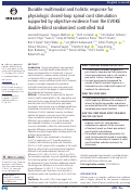 Cover page: Durable multimodal and holistic response for physiologic closed-loop spinal cord stimulation supported by objective evidence from the EVOKE double-blind randomized controlled trial.